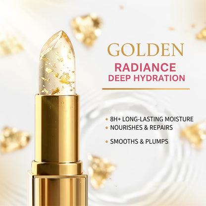 pH Adjusting Lipstick with Gold Flakes