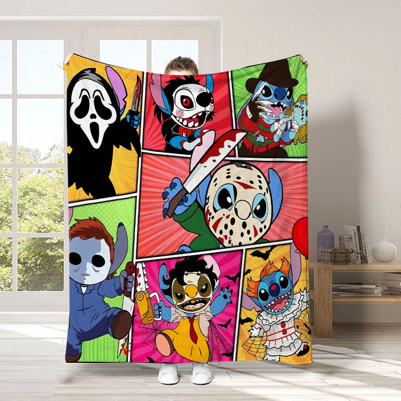 Halloween Horror Blanket – Cozy Spooky Throw for Movie Nights