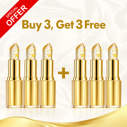 pH Adjusting Lipstick with Gold Flakes