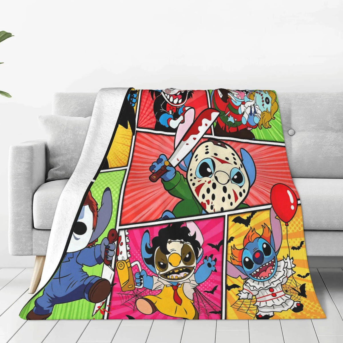 Halloween Horror Blanket – Cozy Spooky Throw for Movie Nights