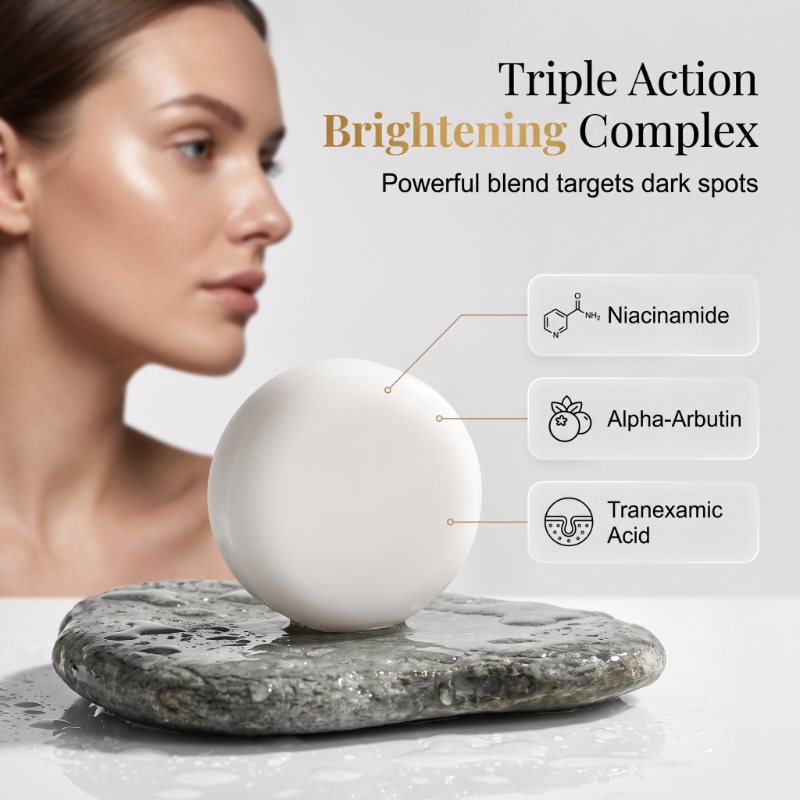 Tea Shell Niacinamide + Alpha Arbutin Cleansing Soap